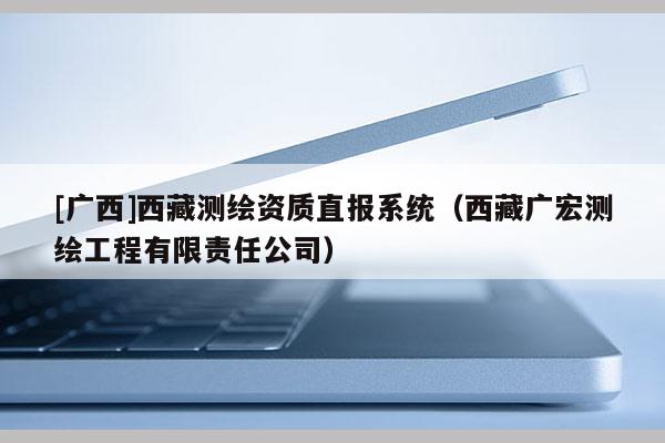 [廣西]西藏測(cè)繪資質(zhì)直報(bào)系統(tǒng)（西藏廣宏測(cè)繪工程有限責(zé)任公司）