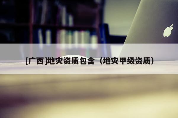 [廣西]地災(zāi)資質(zhì)包含（地災(zāi)甲級資質(zhì)）