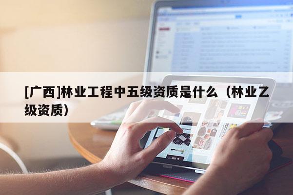 [廣西]林業(yè)工程中五級(jí)資質(zhì)是什么（林業(yè)乙級(jí)資質(zhì)）