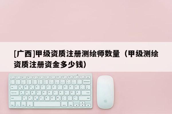[廣西]甲級資質(zhì)注冊測繪師數(shù)量（甲級測繪資質(zhì)注冊資金多少錢）