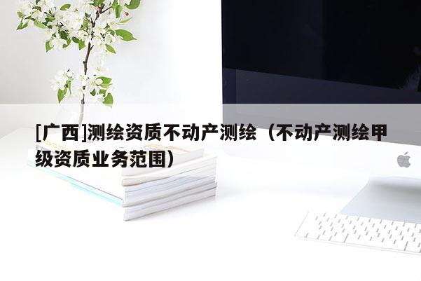 [廣西]測繪資質(zhì)不動(dòng)產(chǎn)測繪（不動(dòng)產(chǎn)測繪甲級資質(zhì)業(yè)務(wù)范圍）
