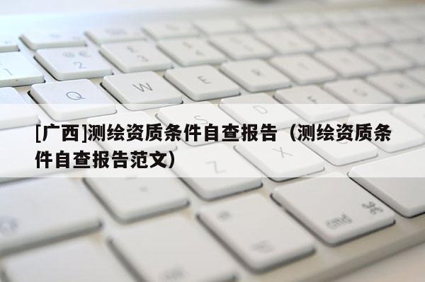 [廣西]測繪資質(zhì)條件自查報告（測繪資質(zhì)條件自查報告范文）
