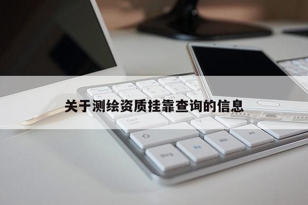 關(guān)于測(cè)繪資質(zhì)掛靠查詢的信息