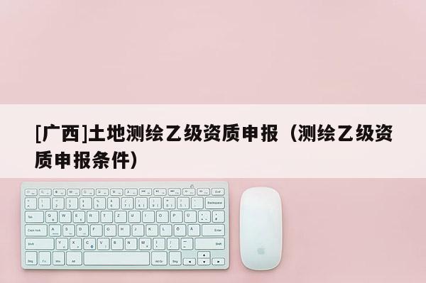 [廣西]土地測繪乙級資質(zhì)申報（測繪乙級資質(zhì)申報條件）