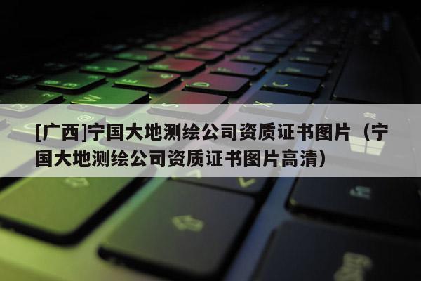 [廣西]寧國大地測繪公司資質證書圖片（寧國大地測繪公司資質證書圖片高清）